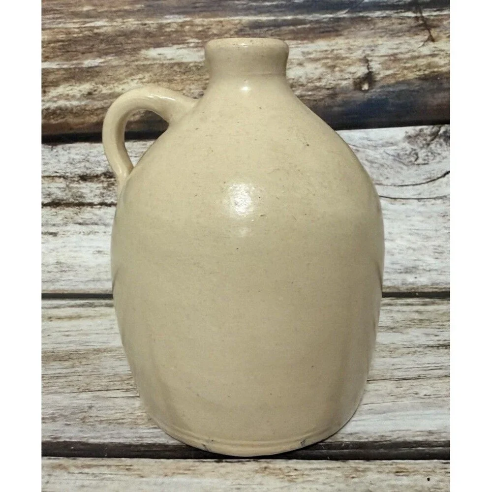 Stoneware Pitcher Jug Goose Design Cottagecore Country Blue Geese